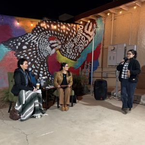 Laura C. Chávez-Moreno with Prof. Claudia Cervantes-Soon | Palabras Bilingual Bookstore in Phoenix