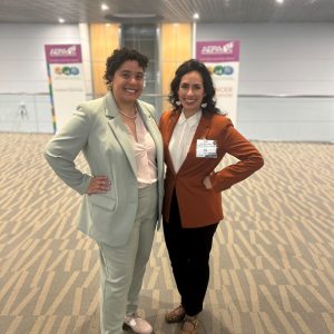 Laura Chávez-Moreno with Maria Heysha Carrillo - AERA Denver