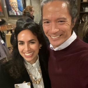 Laura C. Chávez-Moreno with Derek Taira | NAEd Spencer Retreat