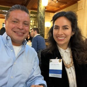 Laura C. Chávez-Moreno with Diego Roman | 2022 NAEd Spencer Retreat