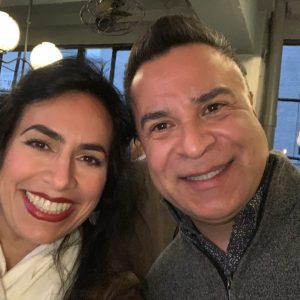 Laura C. Chávez-Moreno with Gil Conchas | 2023 March NAEd Spencer Retreat