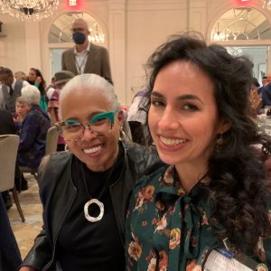 Laura C. Chávez-Moreno with Gloria Ladson-Billings | 2023 November NAEd Spencer Retreat