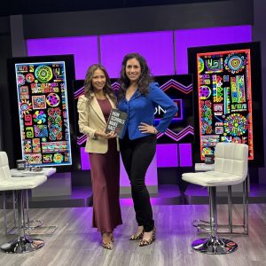 Laura C. Chávez-Moreno with Catherine Anaya of PBS Horizonte
