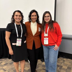 Laura C. Chávez-Moreno with Arlyn Moreno and Cinthya Salazar