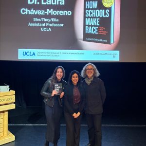 Laura C. Chávez-Moreno with Kathryn Moeller and Tyler Denmead