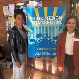 Laura Chávez-Moreno with Kimberlé Crenshaw - UCLA CRS Symposium