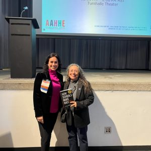 Laura Chávez-Moreno with Sylvia Hurtado - AAHHE Conference