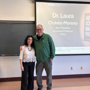 Laura C. Chávez-Moreno with Ed Hood