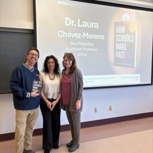 Laura C. Chávez-Moreno with Gerald Wood and Christine Lemley