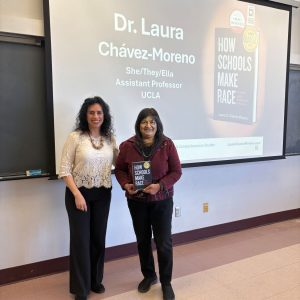Laura C. Chávez-Moreno with NAU Dean Ramona Mellott