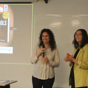 Laura C. Chávez-Moreno with Professor Maria Beatriz Fernandez